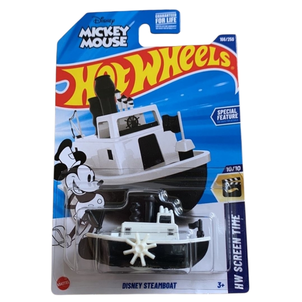 Disney Mickey Mouse SteamBoat Mattel Hot Wheels New 2025